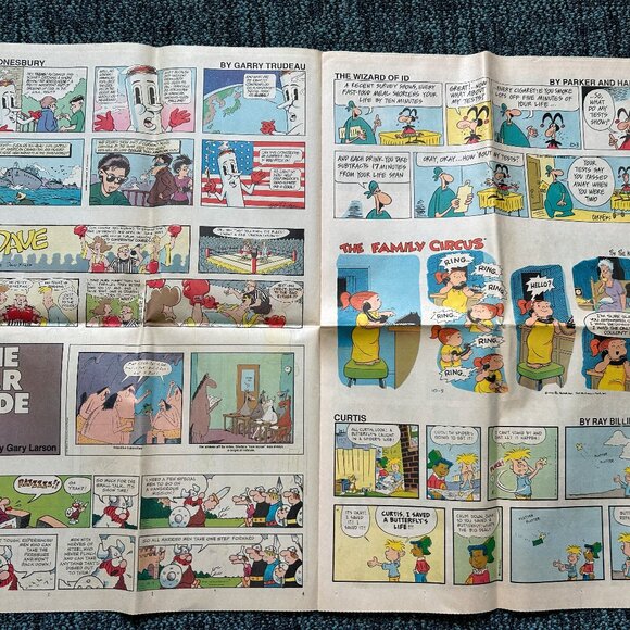 3 Vintage 1993 & 1996 Sunday Comics Funnies Indianapolis Star Newspaper Strips - Picture 6 of 16